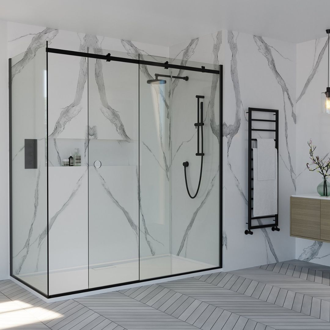 Sliding Shower Doors With Side Panels