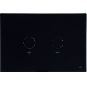 Blink Pneumatic Dual Flush Plate Matt Black RT