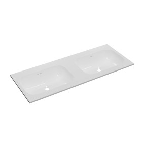Faeber Infinite M1 Pearl 1200mm Double Furniture Basin White polished