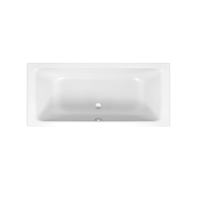 Bette Select Duo Double Ended Bath with Overflow White (Feet Included)