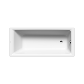 Kaldewei Puro Single Ended Shower Bath with Overflow White (Multiple Sizes)
