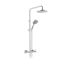 Just Taps Florence Thermostatic Bar Valve With 2 Outlets Chrome