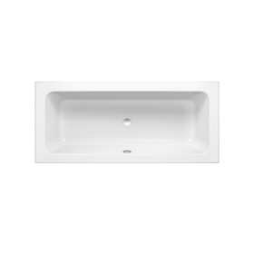 Bette One Double Ended Bath with Overflow White (Feet Included)