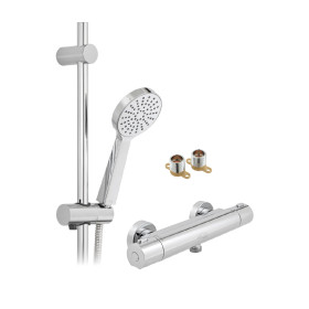 Vado Sirkel Single Function Thermostatic Shower Package Chrome