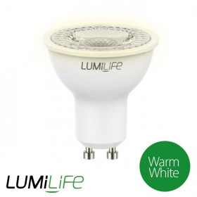 ByDesign 5w Gu10 Led Spotlight WARM WHITE - 50w Replacement - 2700k - Dimmable