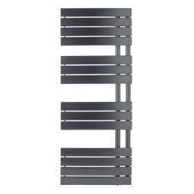 Just Taps Cleo Radiator Brushed Black 1400 X 550