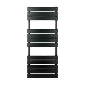 Just Taps Hix Radiator Matt Black 1200 X 500
