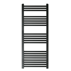 Just Taps Vos Radiator Matt Black 1200 X 500