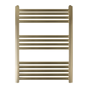 Just Taps Vos Radiator Brushed Brass 800 X 600