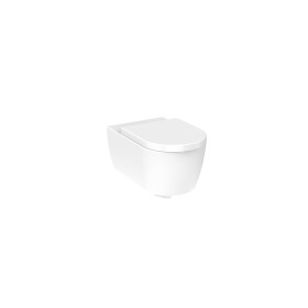 Saneux Austen Wall Hung Rimless Long Projection Toilet Pan and Soft Close Seat