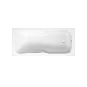 Bette Set Single Ended Shower Bath Foot end Overflow White (Multiple Sizes)