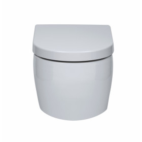 Faeber Zero Rimless Wall Hung Toilet Pan - Gloss White