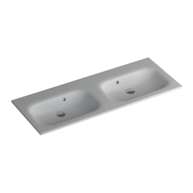 Faeber Silkstone Pearl 1200mm Double Basin Matt