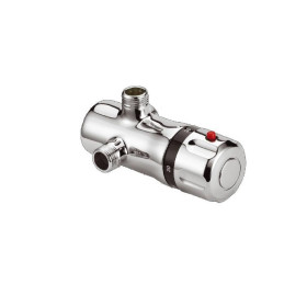 Just Taps Thermostatic Wall Mounted Douche Valve For Douche Kit Chrome