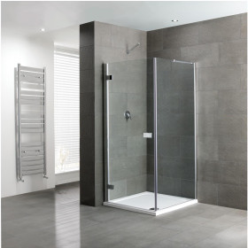 Eastbrook Volente Frameless Hinge Door 800 Silver