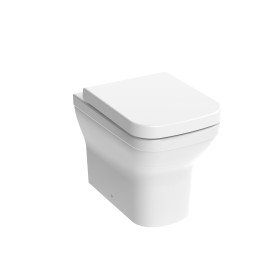 Saneux Indigo Back to Wall Rimless Toilet Pan and Soft Close Seat
