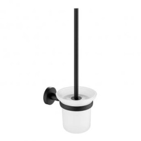 Just Taps Vos Toilet Brush Holder Matt Black