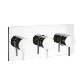 Crosswater Kai 3 Handle Trimset for Shower Mixer Valve WLBP2001RC+ or WLBP3001RC+ Chrome