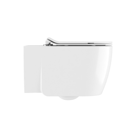 Crosswater Kai X Wall Hung Toilet Pan and Soft Close Seat