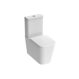 Saneux Matteo Close Coupled Toilet with Rimless Pan, Cistern and Soft Close Seat
