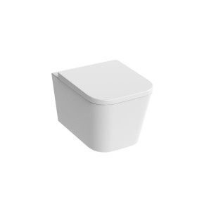 Saneux Matteo Wall Hung Rimless Toilet Pan and Soft Close Seat