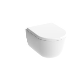 Saneux Austen Wall Hung Rimless Toilet Pan and Soft Close Seat