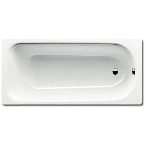 Kaldewei Saniform Single Ended Shower Bath with Overflow White (Multiple Sizes)