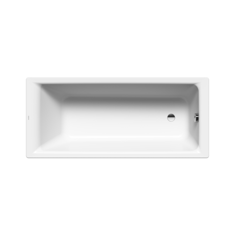 Kaldewei Puro Single Ended Shower Bath with Overflow White (Multiple Sizes)