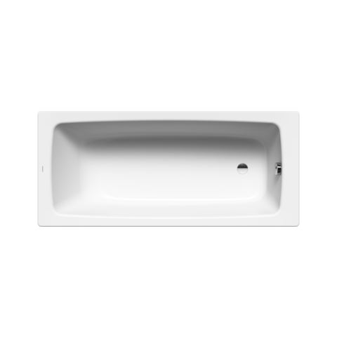 Kaldewei Cayono Single Ended Shower Bath with Overflow White (Multiple Sizes)