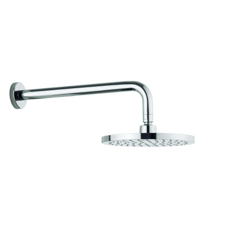 Crosswater MPRO 200mm Fixed Shower Head with Arm Chrome
