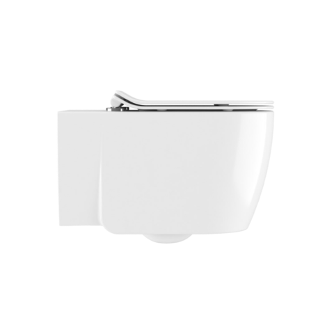 Crosswater Kai X Wall Hung Toilet Pan and Soft Close Seat