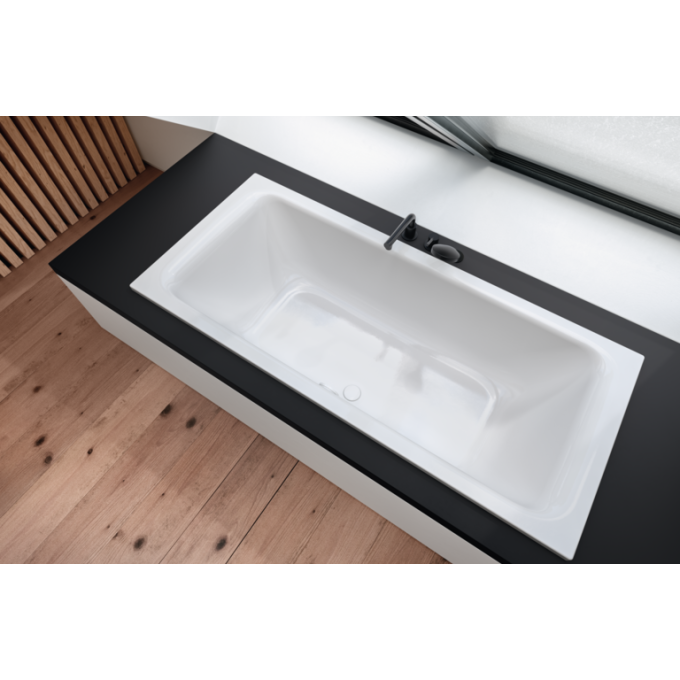 Bette Select Duo Double Ended Bath with Overflow White (Feet Included)