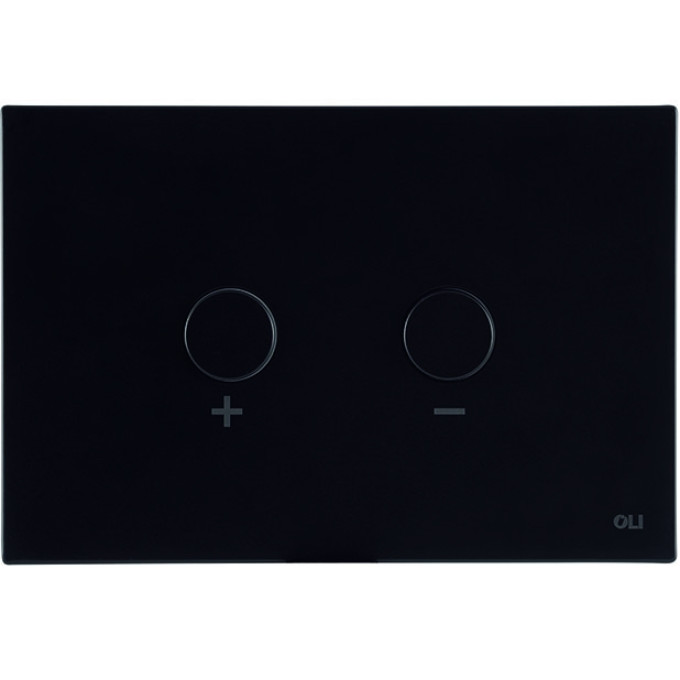 Blink Pneumatic Dual Flush Plate Matt Black RT