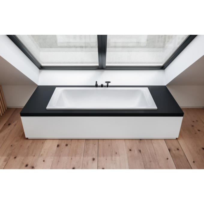 Bette Select Duo Double Ended Bath with Overflow White (Feet Included)