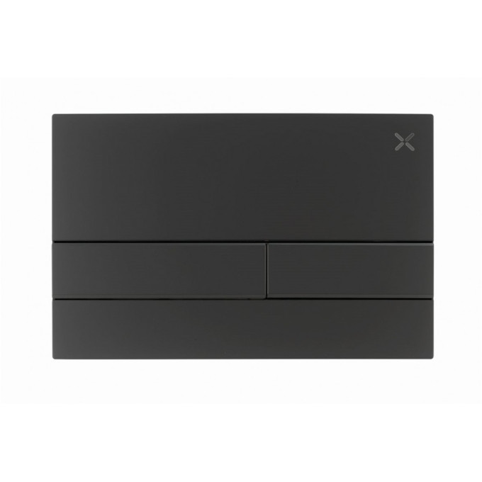 Crosswater Arena Mechanical Dual Flush Plate Matt Black