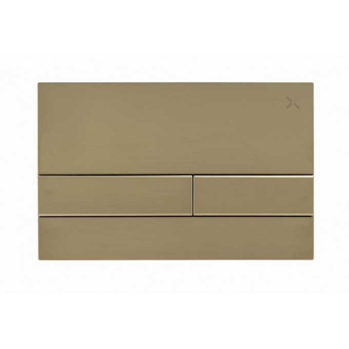 Crosswater Arena Toilet Flush Plate Brushed Brass
