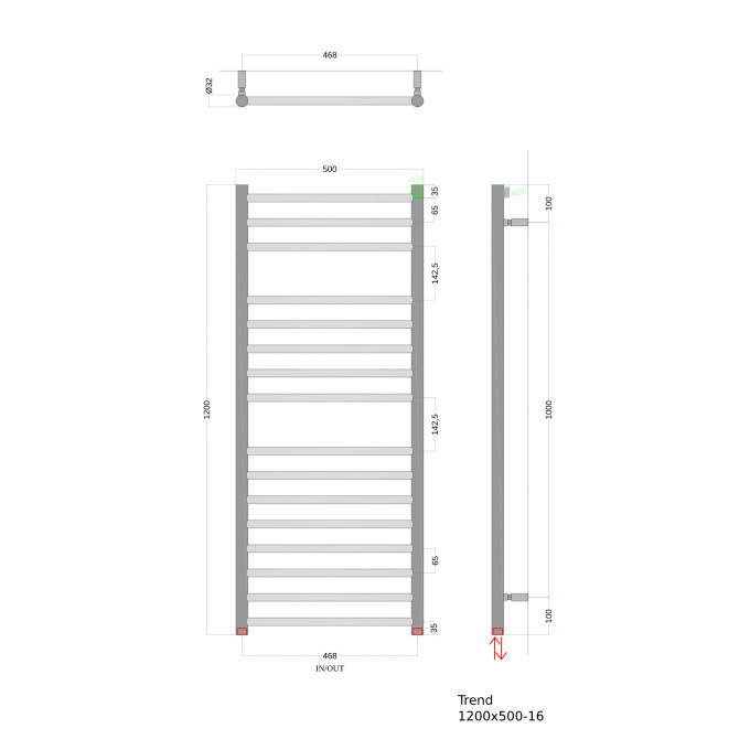 AVA-TRLR-1250 Trend Ladder 1200x500 Technical Drawing-pdf