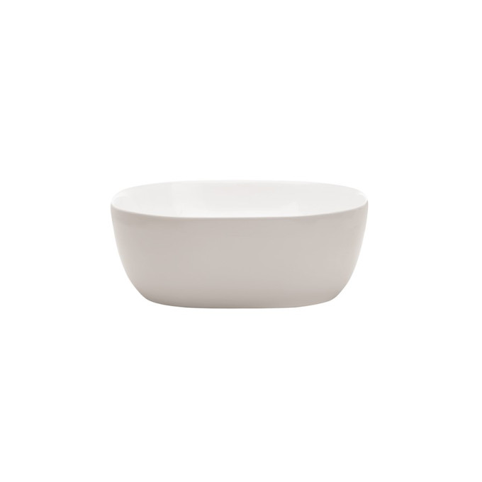 Crosswater Real Square Counter Basin 410 x 410 no overflow White