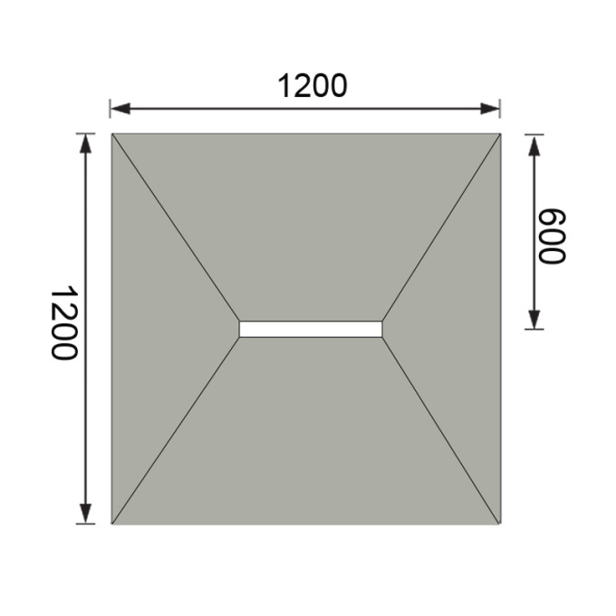 Element Linear Level Tray 12x12 End Centre tech.jpg