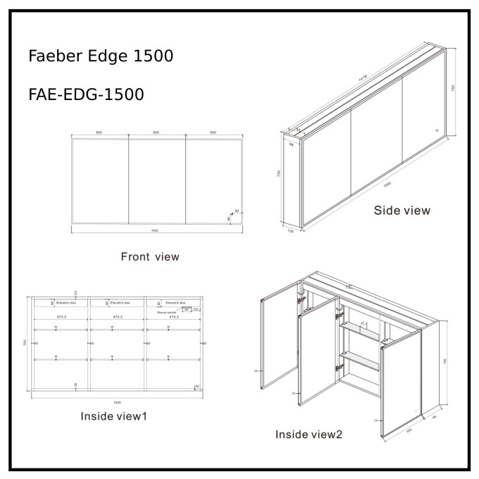 FAE-EDG-1500 Technical Drawing