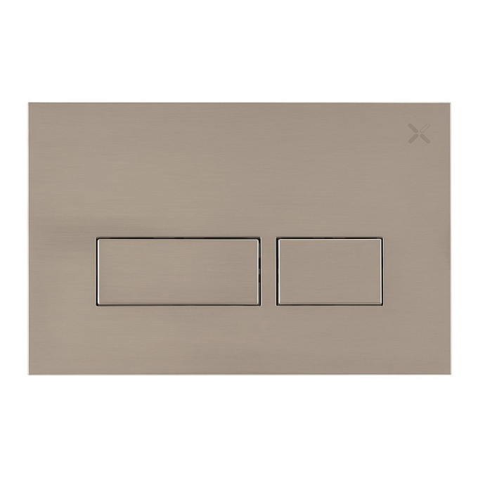 Crosswater MPRO Toilet Flush Plate Brushed Stainless Steel