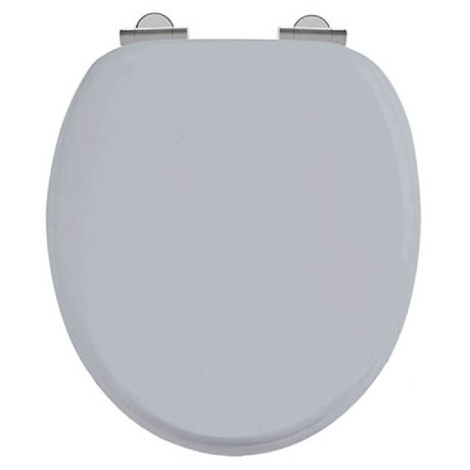 Burlington Grey Seat - Chrome Soft Close