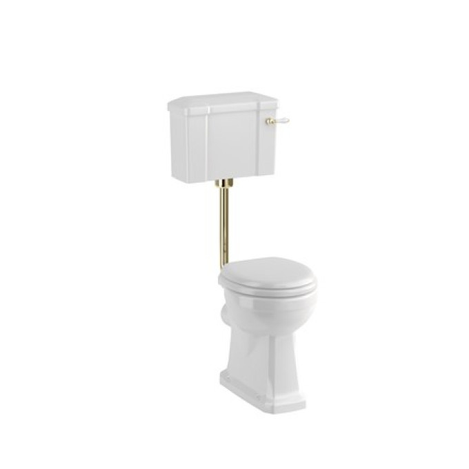Burlington Low Level Close Coupled Toilet with 520 Lever Cistern (Seat Sold Separately)