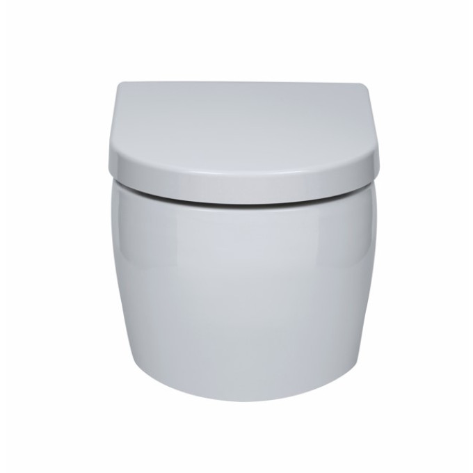 Faeber Zero Rimless Wall Hung Toilet Pan - Gloss White