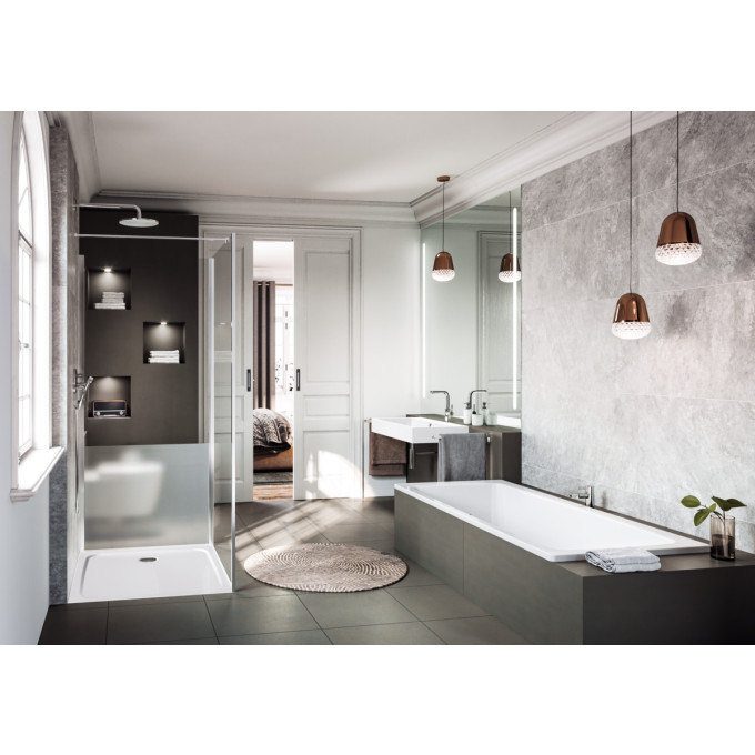 Kaldewei Cayono Duo Double Ended Bath with Overflow Alpine White (Multiple Sizes)