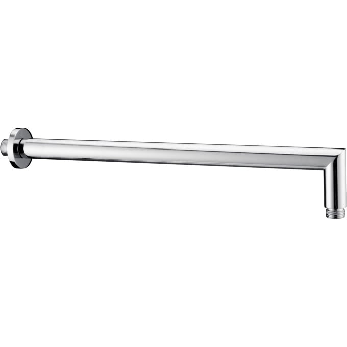 Ava Wall Mounted Round 400mm Shower Arm - Polished Stainless Steel