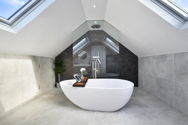 Loft Ensuite Bathroom in Sunbury-On-Thames