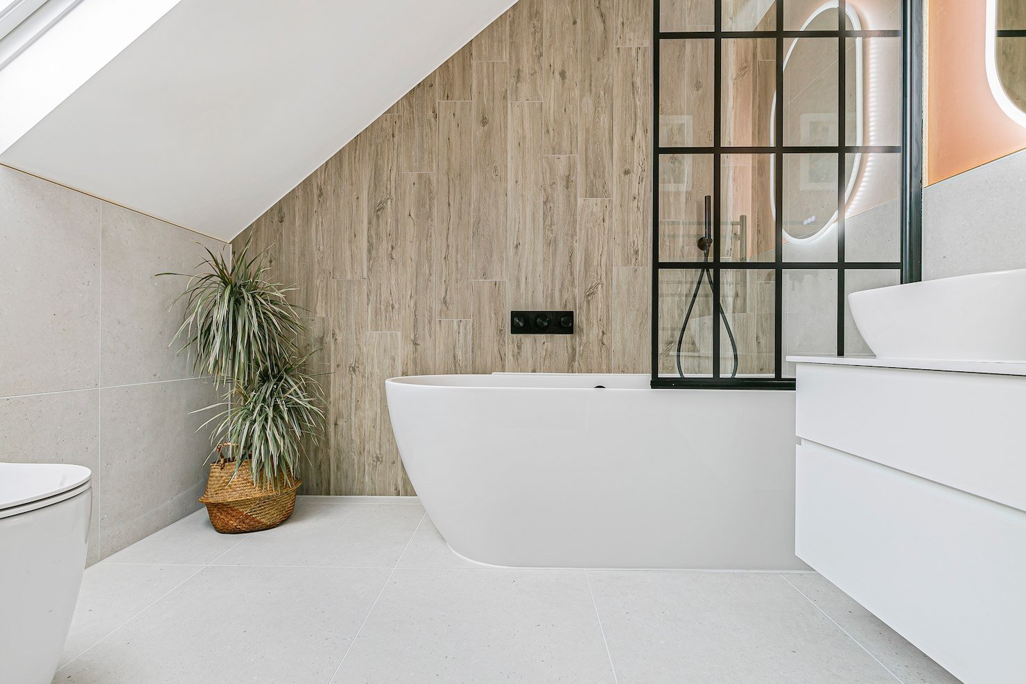 Industrial inspired bathroom in Teddington
