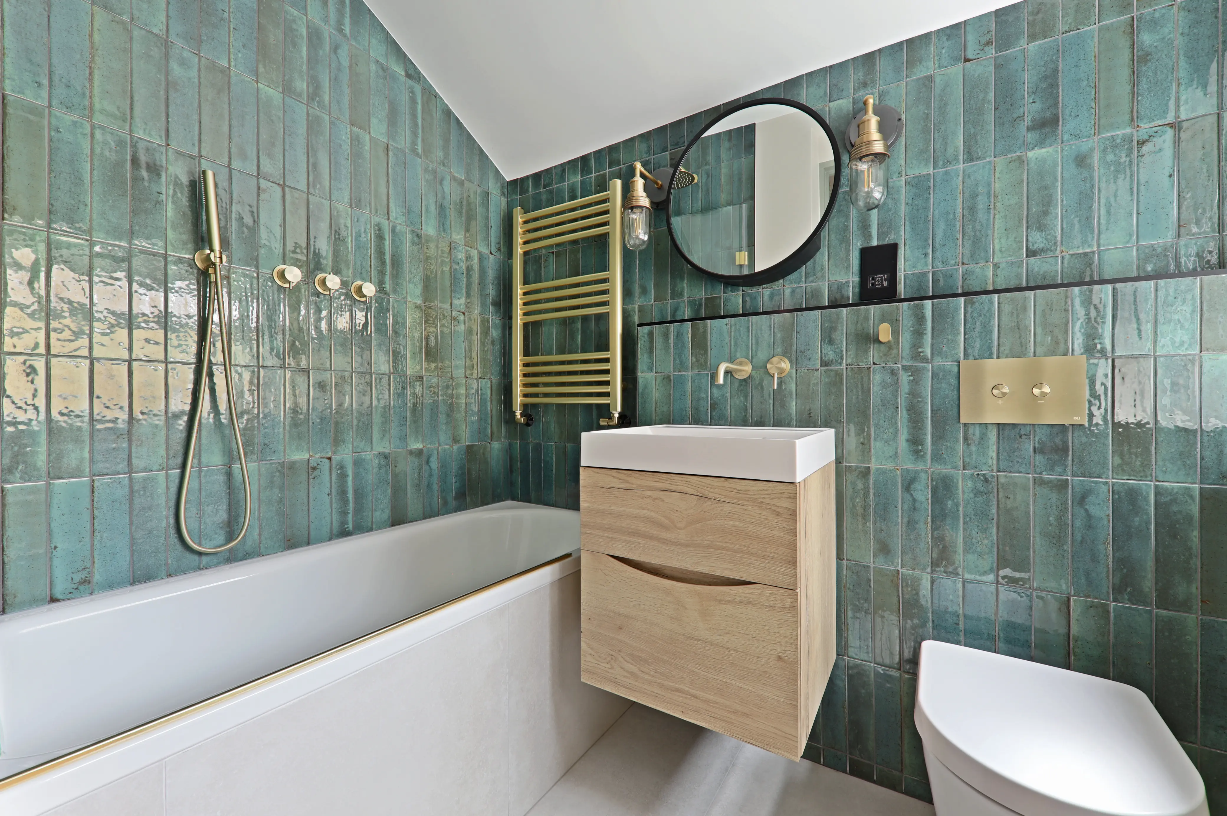 Stylish Japandi Bathroom in Fulham