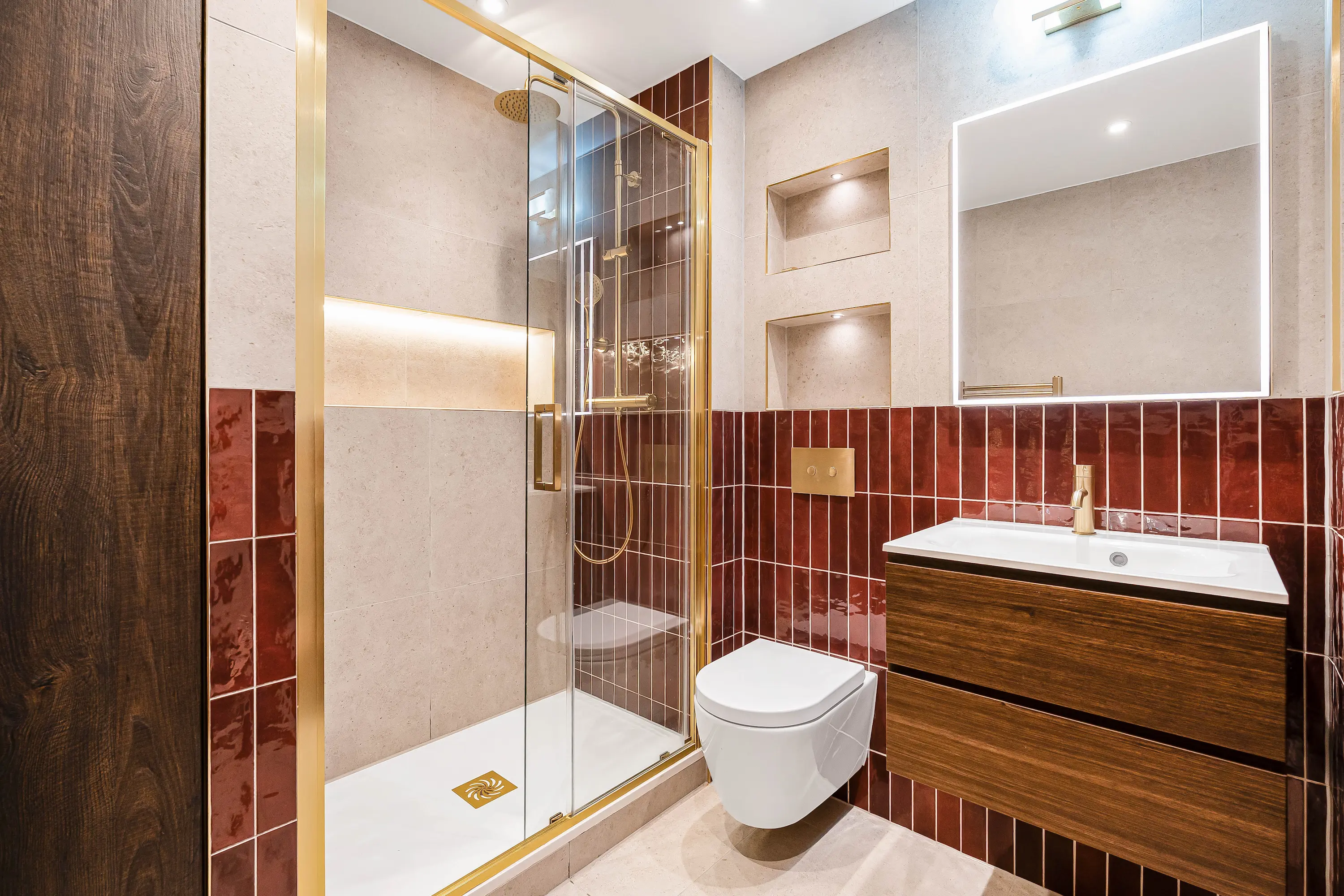 A Texture-Rich Family Bathroom